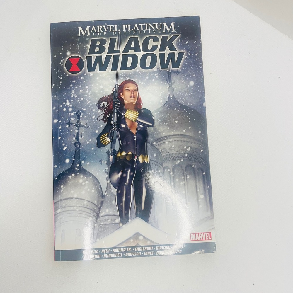 Marvel Platinum The Definitive Black Widow Graphic Novel Paperback